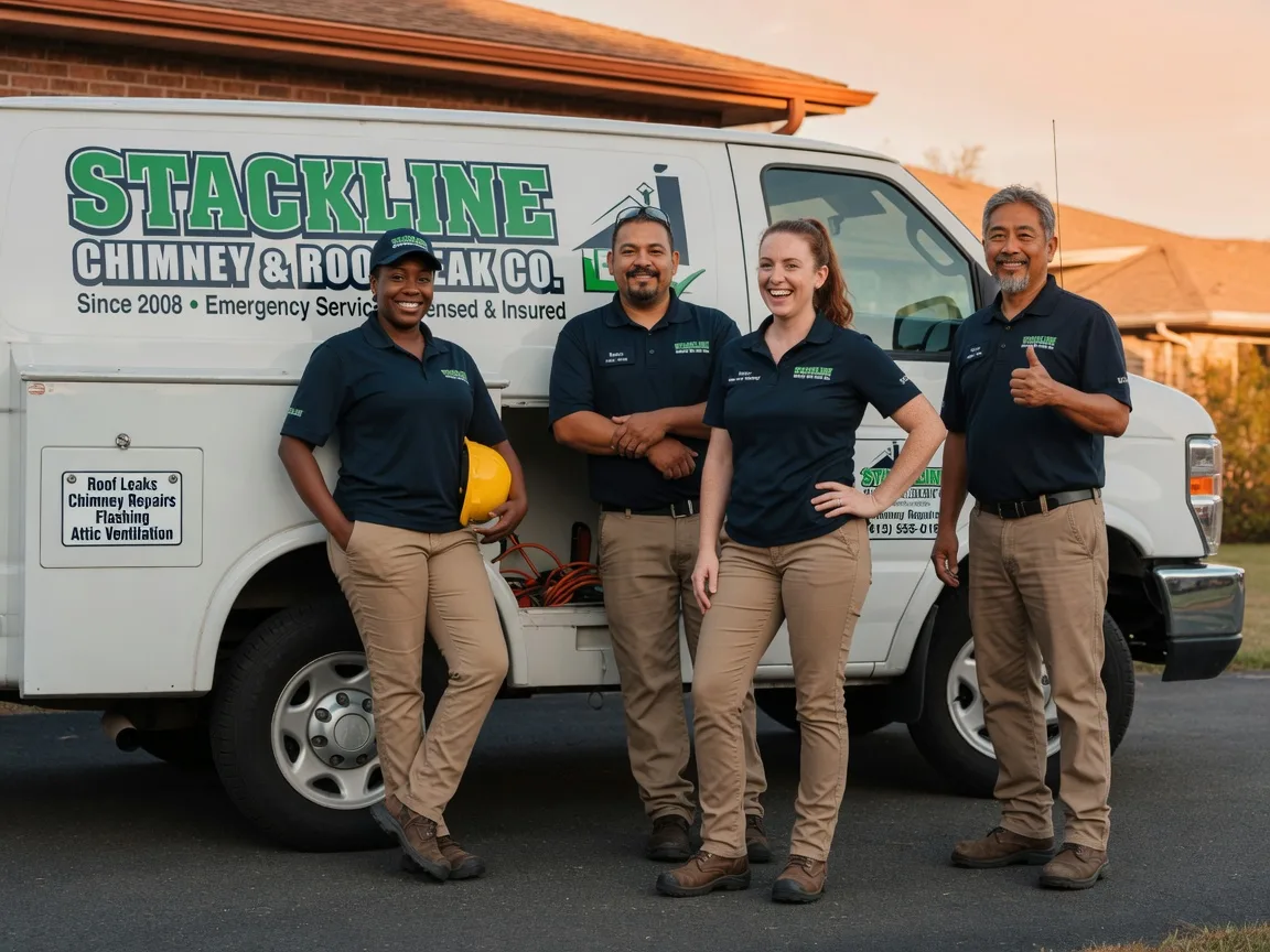 Chimney flashing repair company in Curtis, AR